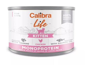 Calibra Cat Life  konz.Kitten Chicken 200g