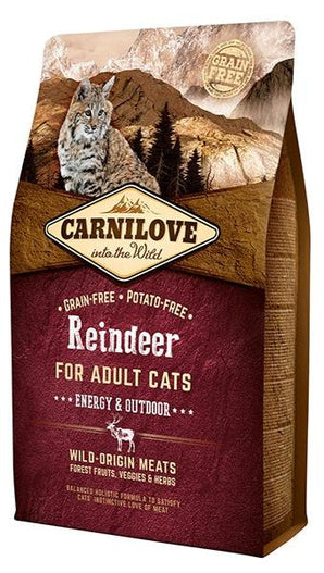 Carnilove Cat Reindeer for Adult Energy & Outdoor 2kg