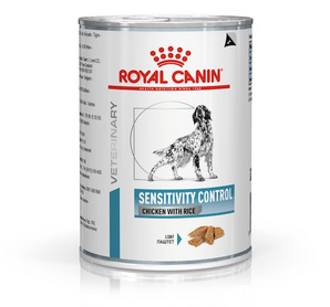 Royal Canin VD Canine Sensit Control 420g Chicken konzerva pro psy s citlivostí na krmivo.