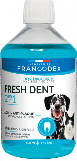 Francodex Fresh Dent 2 v 1 pro psy a kočky 500ml