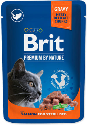 Brit Premium Cat Salmon for Sterilised 100 g