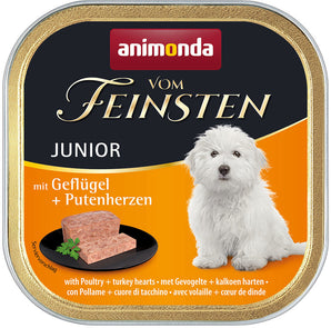 Animonda Paštika Junior Drůbeží a Krůtí srdce 150g