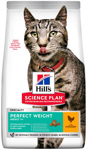 Hill's Pet Nutrition Feline Adult Perfect Weight Chicken 1,5 kg