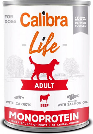 Calibra Dog Life  konz.Adult Beef with carrots 400g