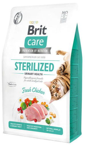 Brit Care Cat Grain-Free Sterilized Urinary Health 2kg