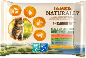 Iams Cat mix masa v omáčce 4 x 85 g