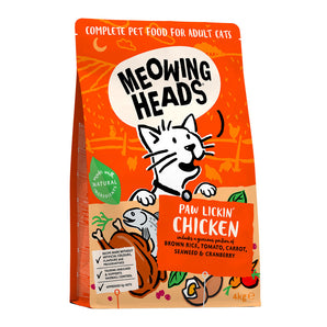 Meowing Heads Paw Lickin’ Chicken 4 kg