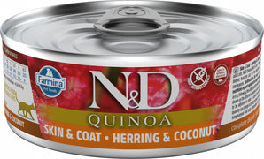 N&D GF CAT QUINOA Herring & Coconut 80 g