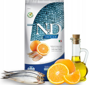 N&D OCEAN CAT GF Adult Herring & Orange 5 kg