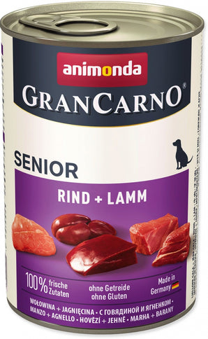 Animonda GranCarno konz. Senior Hovězí & Jehně 400g