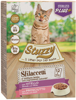 Stuzzy Cat Adult Sterilised šunka 12 x 85 g