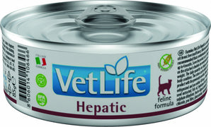 Vet Life Natural Feline Hepatic 85g