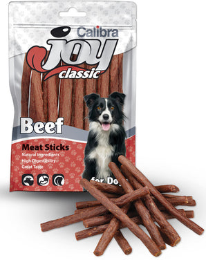 Calibra Joy Dog Classic Beef Sticks 250g – Pamlsky pro psy s hovězím, balení 250 g.