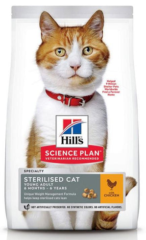 Hill's Science Plan Feline Young Adult Sterilised Chicken 1,5kg