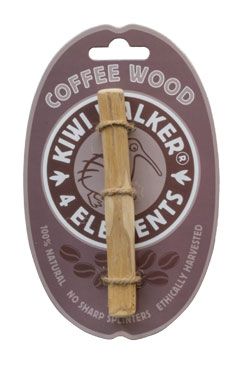 Hračka pes 4Elements Coffee Wood dřevo XS Kiwi – dřevěná hračka pro psy, velikost XS.