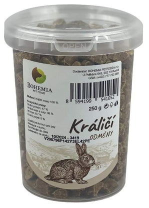 Odměny králičí, 250 g, lehká a chutná odměna pro psa.