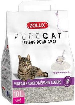 Podestýlka PURECAT mineral light clumping 10l