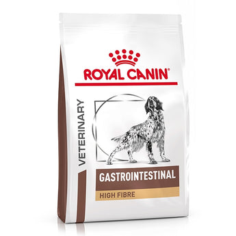 Royal Canin VD Canine Gastro Intest High Fibre 2kg balení krmiva pro psy s vysokým obsahem vlákniny.