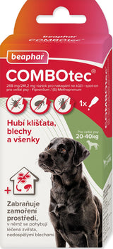 Combotec 268/241,2mg Spot-on pro velké psy 1x2,68ml: Spolehlivá ochrana proti blechám, klíšťatům a všenkám, snadná aplikace.