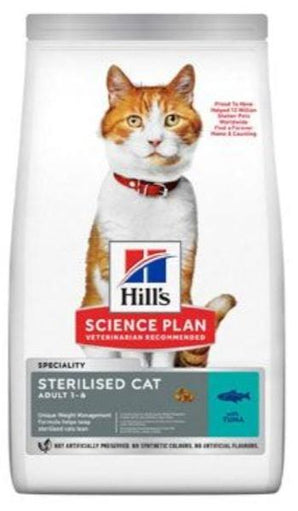 Hill's Science Plan Feline Adult Young Sterilised tuňák 1,5kg