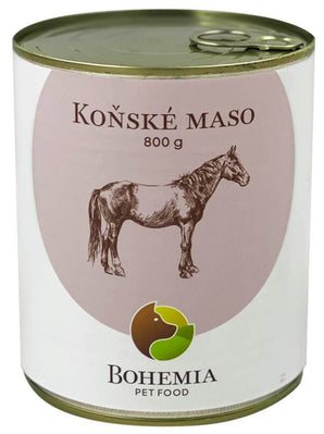 Maso z koňského, 800 g, pro vysoce kvalitní a chutné jídlo.